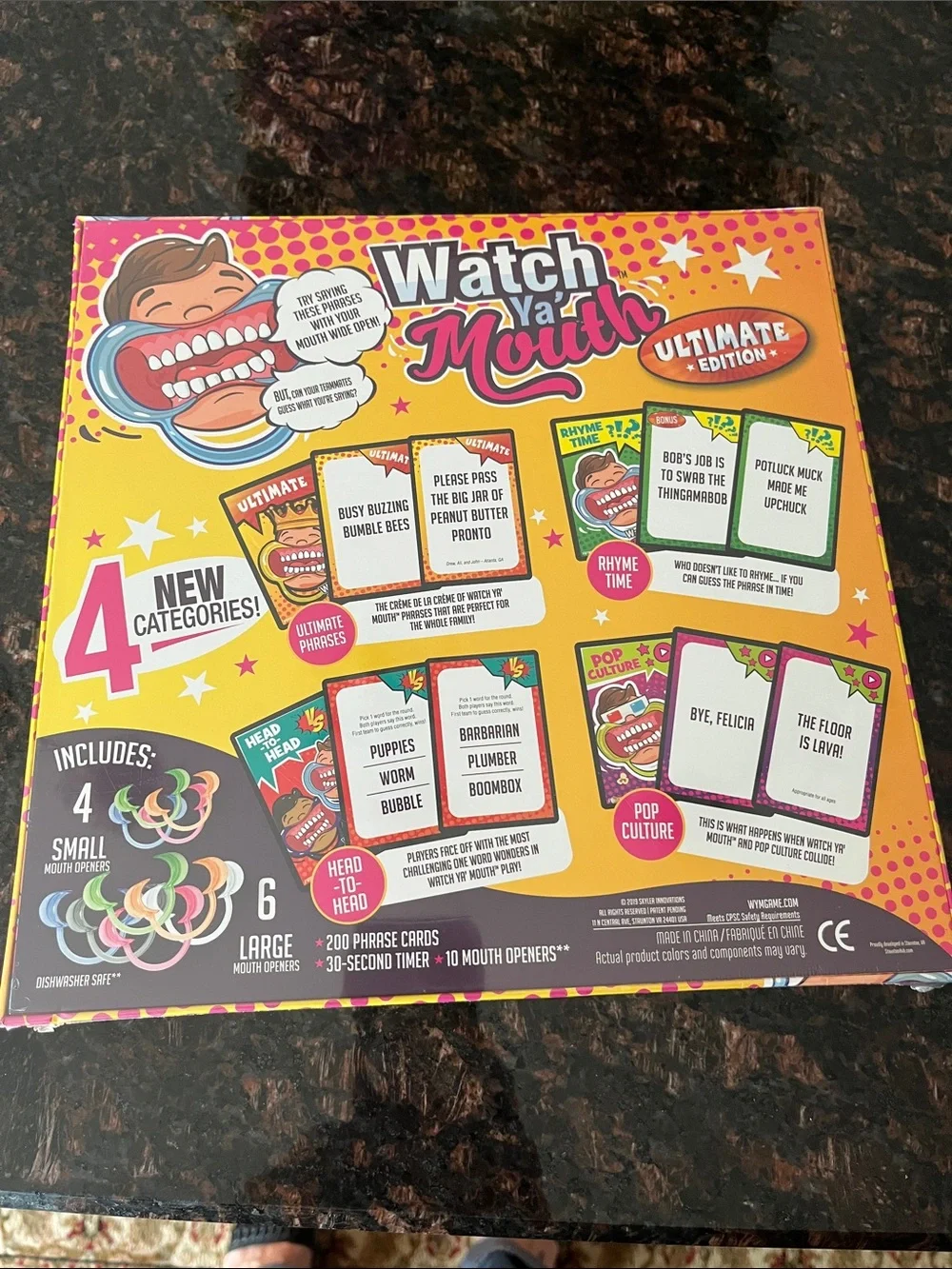 Watch Ya Mouth Ultimate Edition Party Game NWT